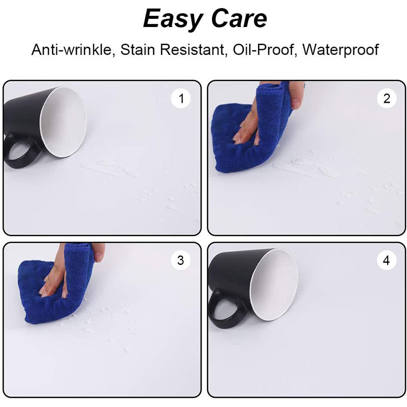 Apvali vandeniui atspari neslidi elastinga staltiesė klasikinio rašto staltiesės dangtis Namų virtuvė Valgomasis