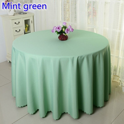 24 színű esküvői asztalterítő poliészter asztalterítő asztalnemű Szállodai bankett kerekasztalok dekoráció nagykereskedés