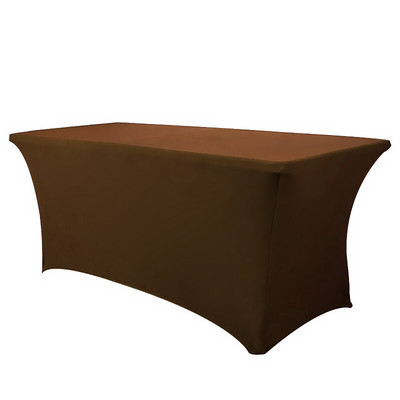 TECHOME 4/5/6/8/10FT Įtemptas stačiakampis staltiesės kokteilis pokylių stalo dangtis spandex staltiesė Vestuvių vakarėlis viešbučio namuose