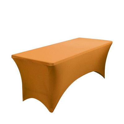 TECHOME 4/5/6/8/10FT Įtemptas stačiakampis staltiesės kokteilis pokylių stalo dangtis spandex staltiesė Vestuvių vakarėlis viešbučio namuose