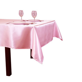 228x335cm правоъгълна едноцветна сатенена сватбена покривка покривка за маса за хотелски банкети парти събития декорация покривка за маса
