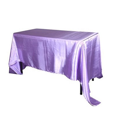 228x335cm obdĺžnikový jednofarebný saténový svadobný obrus na stôl pre hotel, banket, párty, udalosti, dekoráciu stola