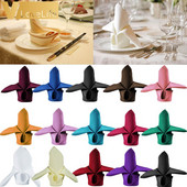 10db 30x30cm poliészter asztali szalvéták sokféle színben Éttermi vacsora Esküvői bankett dekorációs kellékek és parti dekoráció