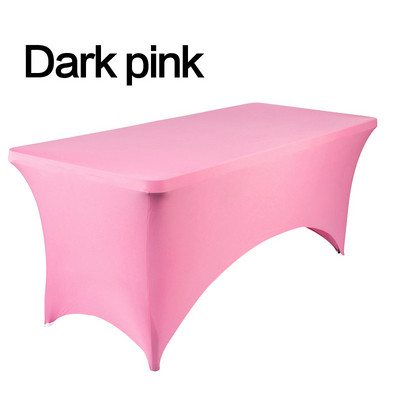 Pravokutni visoko rastezljivi pokrivač za stol od spandeksa Vjenčanje, rođendan, elastični dugi stolnjak za hotelski događaj, dekoracija za zabavu