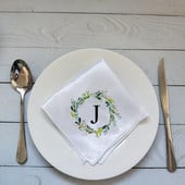 Personalizirane satenske salvete za vjenčanje Po narudžbi Maramice Salvete za večeru za svadbene bankete Salvete Potrepštine za zabave Salvete za stol