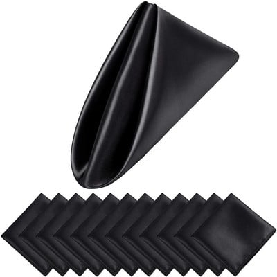 Șervețele de masă Decorare scenă de banchet Hotel de gamă înaltă Nuntă Poliester Segment Pânză Șervețel de loc Țesătură Satin Tanga