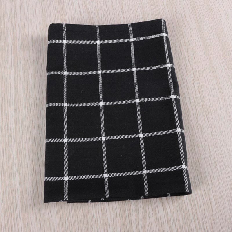 Virtuvės servetėlės vyno stiklas indams skirtos servetėlės grynos medvilnės servetėlės grotelės arbatos kavos rankšluostis staltiesė pledas 3 vnt.