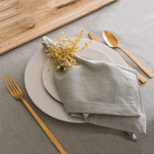 20 colių kvadratinės stalo servetėlės Vakarienės servetėlės Patvarios siūtos audinio plaunamos servetėlės vakarienėms, vestuvėms