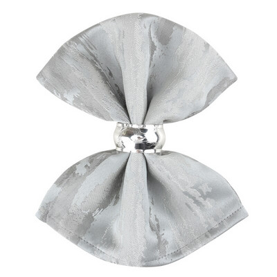 Žakardo audinio servetėlių rinkinys iš 6, 18 * 18 colių medvilninių vakarienės servetėlių Minkštos ir patogios daugkartinio naudojimo stalo servetėlės viešbučiams, vestuvėms