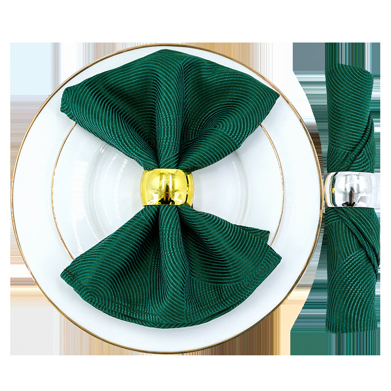 Konyhai szalvéták Mosható vacsora ágynemű szalvéták készlet 6,18 x 18 hüvelykes Asztali szalvéta családi bulikhoz Esküvő Étterem