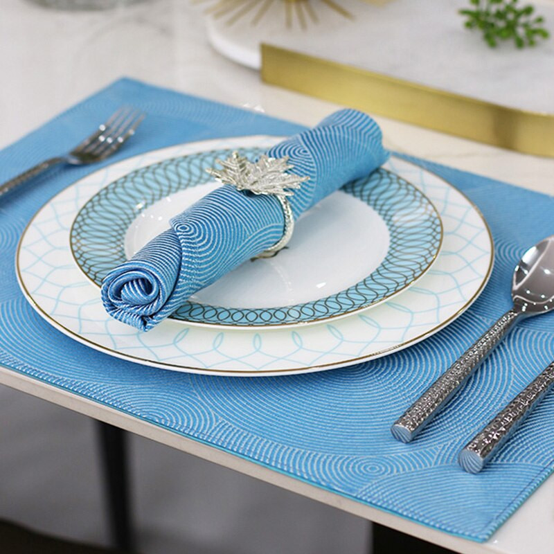 Konyhai szalvéták Mosható vacsora ágynemű szalvéták készlet 6,18 x 18 hüvelykes Asztali szalvéta családi bulikhoz Esküvő Étterem