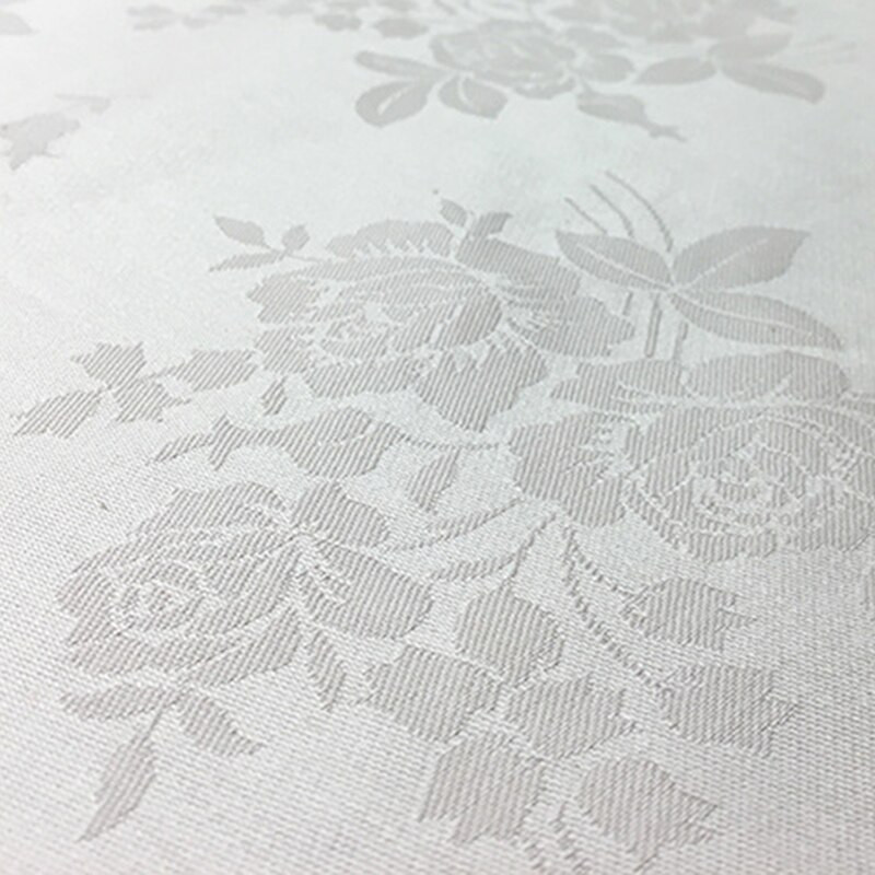 6 kom/komplet Bijeli stolni ubrusi Vjenčani tiskani ubrusi za zabavu Stolnjaci Pamučni ubrusi Rupčić Dekoracija hotela