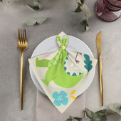 50 cm stolne salvete, kvadratna poliesterska salveta, džepni rupčić za egzotične životinje za vjenčanje, rođendan, kućnu zabavu u hotelu