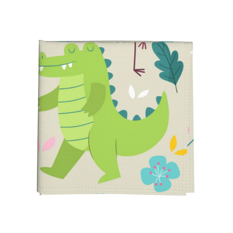 50 cm stolne salvete, kvadratna poliesterska salveta, džepni rupčić za egzotične životinje za vjenčanje, rođendan, kućnu zabavu u hotelu