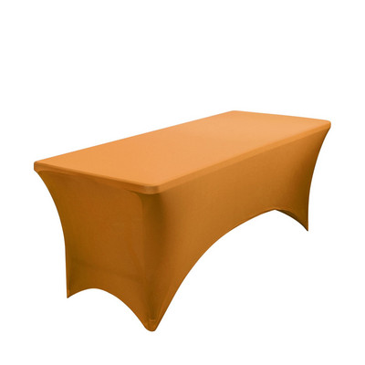 Elasztikusan illeszkedő sztreccs asztaltakaró 4 láb 5 láb 6 láb 8 láb összecsukható asztalhoz, téglalap alakú koktél asztalterítő, tökéletes esküvői banketthez