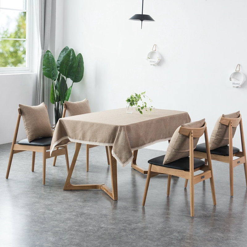 Asztalterítő szilárd asztalhoz Otthoni Konyha Asztalterítők Parti bankett Étkezőasztal Takaró lakberendezési szőnyeg