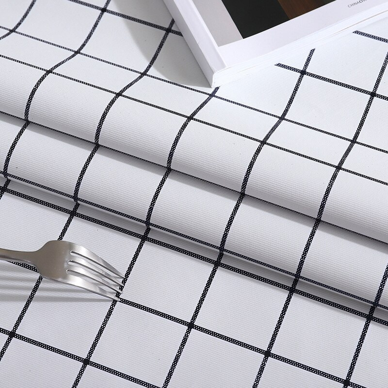 Apvalus tinklelis PVC spausdinta staltiesė, atspari vandeniui, alyvai atspari, nenudeginanti staltiesė Kavos virtuvės valgomojo stalo Colth dangos kilimėlis