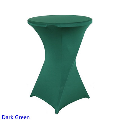 22 spalvų vestuvinio stalo danga Spandex kokteilių staltiesė Lycra High Bar stalo skalbiniai banketų viešbučio vakarėlio dekoravimas