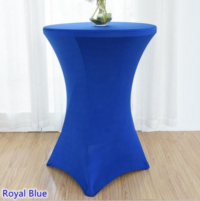 22 spalvų vestuvinio stalo danga Spandex kokteilių staltiesė Lycra High Bar stalo skalbiniai banketų viešbučio vakarėlio dekoravimas