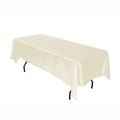 Stačiakampis satino staltiesė Staltiesė Perdangos Vestuvės Kalėdos Kūdikių dušas Gimtadienis Banketas Vakarėlio dekoras Namų valgomasis stalas