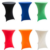 Față de masă elastică pentru Cocktail Spandex Stretch Anti-murdar pentru Masa de Bar Bistro Banchet Petrecere de nuntă Eveniment Decor Hotel