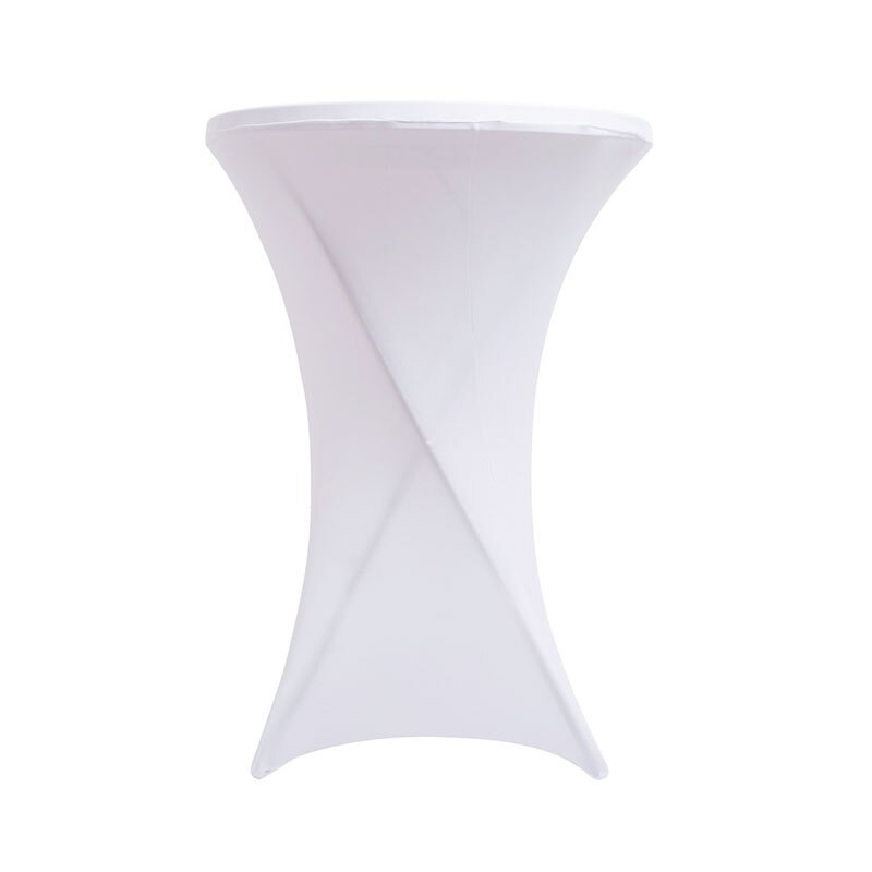 Față de masă elastică pentru Cocktail Spandex Stretch Anti-murdar pentru Masa de Bar Bistro Banchet Petrecere de nuntă Eveniment Decor Hotel