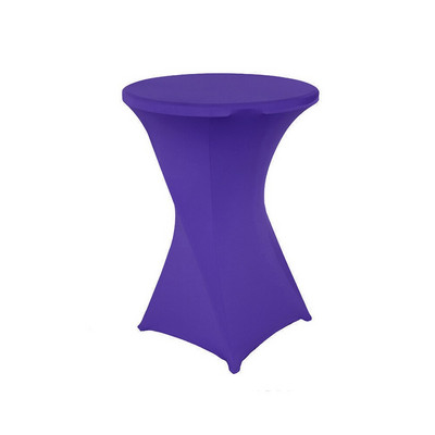 80x110cm Party bár terítő magasság nyújtható kerek koktélasztal Spandex Lycra Hotel esküvői terítő dekoráció asztalterítő