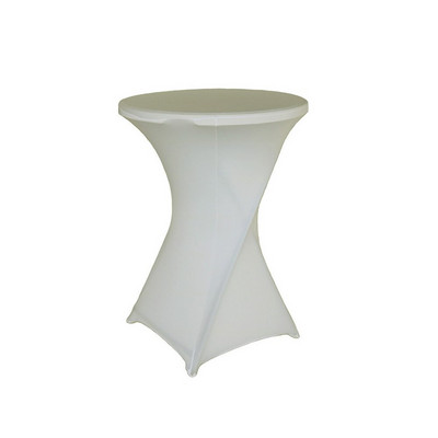 80x110cm Party bár terítő magasság nyújtható kerek koktélasztal Spandex Lycra Hotel esküvői terítő dekoráció asztalterítő