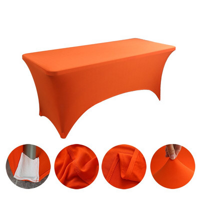 Elastični spandex stolnjak 4ft 5ft 6ft 8ft rastezljivi pokrivač za stol Hotelski banket svadba Izložbeni stolnjak