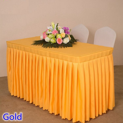 20 spalvų vestuvinio stalo užvalkalas, rauktas staltiesė, stalo sijonas, staltiesės dėžutės dangtis klostuotas viešbučio banketų vakarėliui papuošti