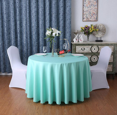 Festivalski stolnjak Jednobojni Okrugli stolnjak Dekoracija Za dom Svadbena zabava Hotel Restoran Banket Dekoracija Pokrivač za stol