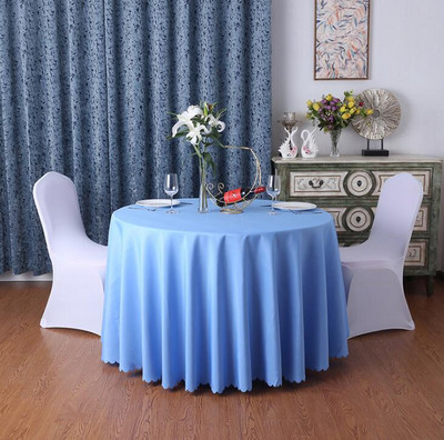 Festivalski stolnjak Jednobojni Okrugli stolnjak Dekoracija Za dom Svadbena zabava Hotel Restoran Banket Dekoracija Pokrivač za stol