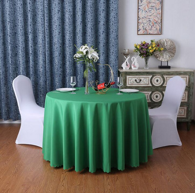 Festivalski stolnjak Jednobojni Okrugli stolnjak Dekoracija Za dom Svadbena zabava Hotel Restoran Banket Dekoracija Pokrivač za stol