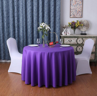 Festivalski stolnjak Jednobojni Okrugli stolnjak Dekoracija Za dom Svadbena zabava Hotel Restoran Banket Dekoracija Pokrivač za stol
