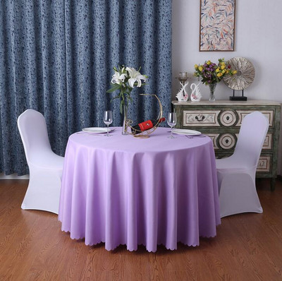 Festivalski stolnjak Jednobojni Okrugli stolnjak Dekoracija Za dom Svadbena zabava Hotel Restoran Banket Dekoracija Pokrivač za stol