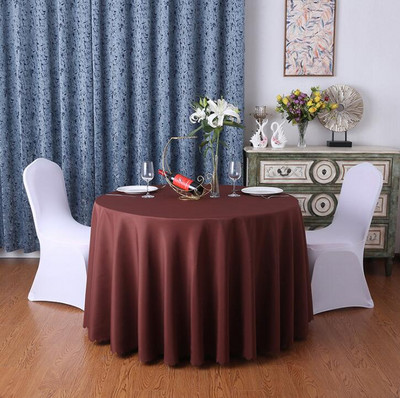 Festivalski stolnjak Jednobojni Okrugli stolnjak Dekoracija Za dom Svadbena zabava Hotel Restoran Banket Dekoracija Pokrivač za stol
