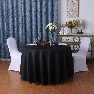 Festivalski stolnjak Jednobojni Okrugli stolnjak Dekoracija Za dom Svadbena zabava Hotel Restoran Banket Dekoracija Pokrivač za stol