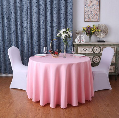 Festivalski stolnjak Jednobojni Okrugli stolnjak Dekoracija Za dom Svadbena zabava Hotel Restoran Banket Dekoracija Pokrivač za stol