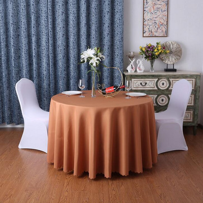 Festivalski stolnjak Jednobojni Okrugli stolnjak Dekoracija Za dom Svadbena zabava Hotel Restoran Banket Dekoracija Pokrivač za stol