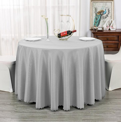 Festivalski stolnjak Jednobojni Okrugli stolnjak Dekoracija Za dom Svadbena zabava Hotel Restoran Banket Dekoracija Pokrivač za stol