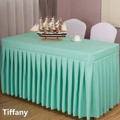 Téglalap alakú poliészter szövet asztalterítő fehér asztalterítő konyhai vacsorához esküvői asztali büfé dekorációhoz