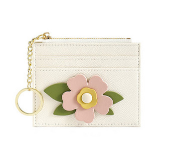 Elegáns pénztárca virág- és irattartókkal