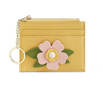 Elegáns pénztárca virág- és irattartókkal