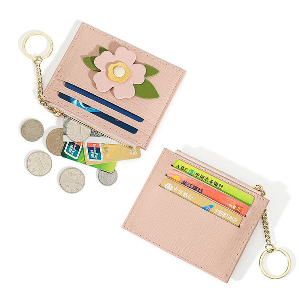 Elegáns pénztárca virág- és irattartókkal