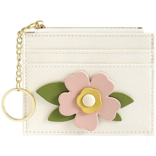 Elegáns pénztárca virág- és irattartókkal