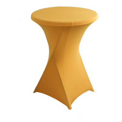 1 db Lycra Stretch High Bar asztaltakaró spandex esküvői asztalterítő koktél asztalnemű szállodai parti bankett rendezvények dekorációjához