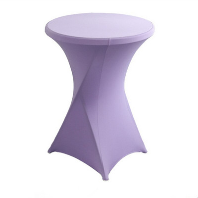 1 db Lycra Stretch High Bar asztaltakaró spandex esküvői asztalterítő koktél asztalnemű szállodai parti bankett rendezvények dekorációjához