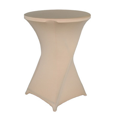 1 db Lycra Stretch High Bar asztaltakaró spandex esküvői asztalterítő koktél asztalnemű szállodai parti bankett rendezvények dekorációjához