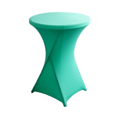 1 db Lycra Stretch High Bar asztaltakaró spandex esküvői asztalterítő koktél asztalnemű szállodai parti bankett rendezvények dekorációjához