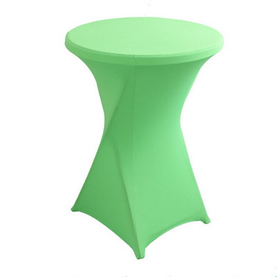 1 db Lycra Stretch High Bar asztaltakaró spandex esküvői asztalterítő koktél asztalnemű szállodai parti bankett rendezvények dekorációjához